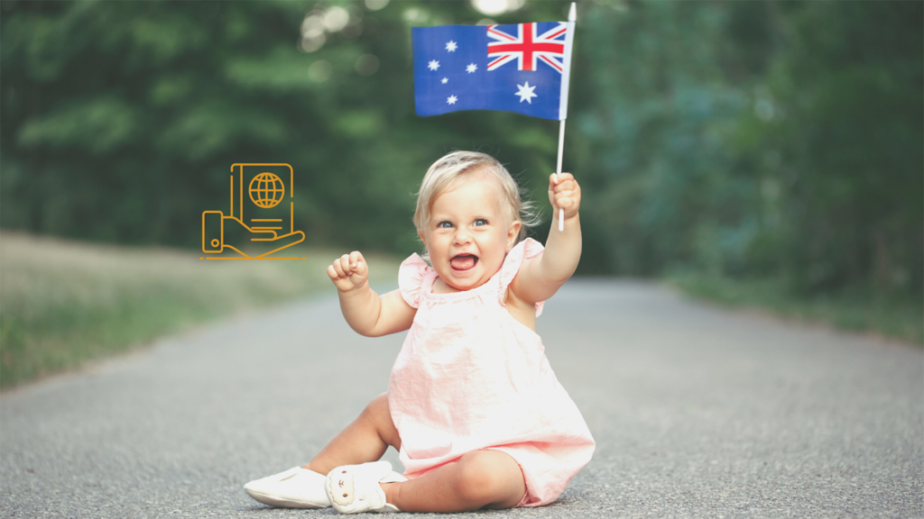 A child granted Australian citizenship.
