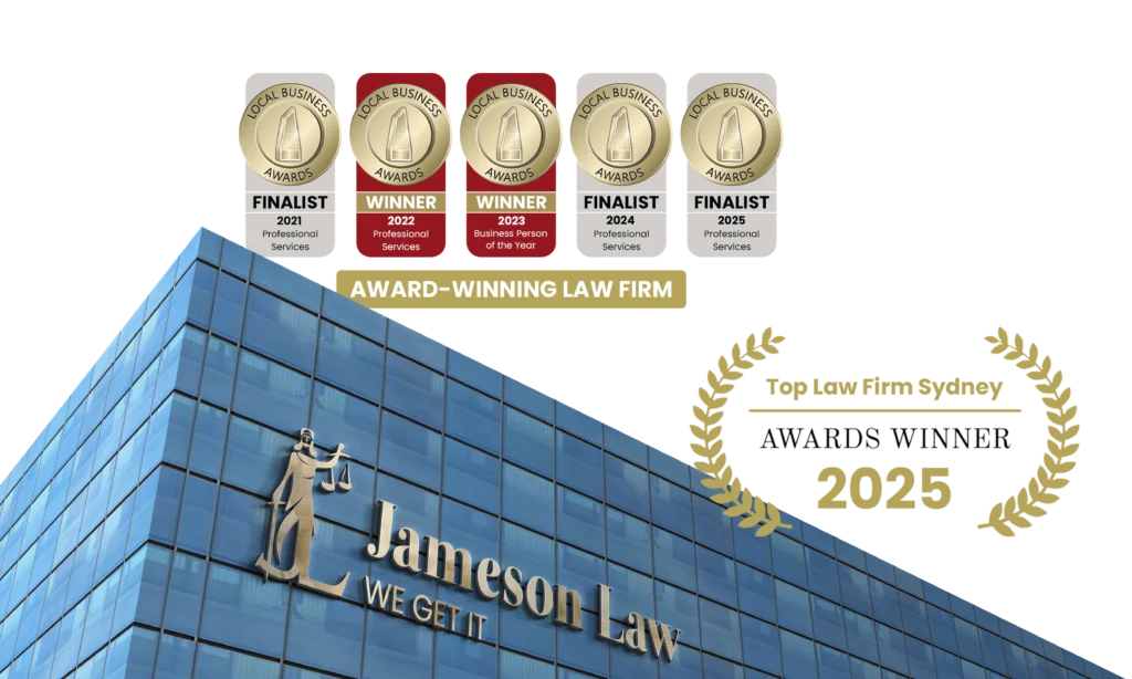 Jameson Law Award winning 2025 Best Law firm in Sydney Jameson Law - Award - winning 2025 - Best Law firm in Sydney