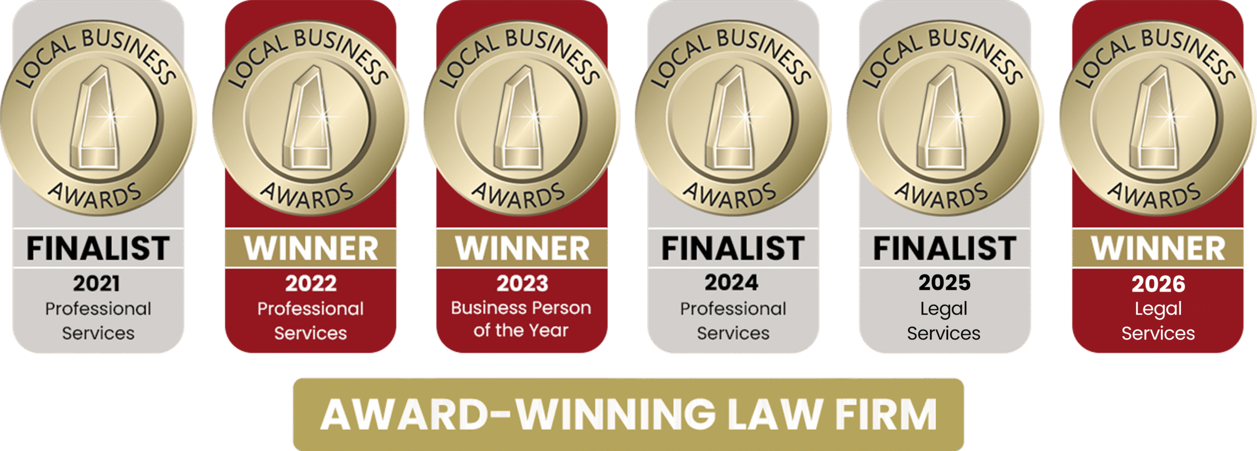 Award-winning Law Firm Jameson Law - Local Business Winner