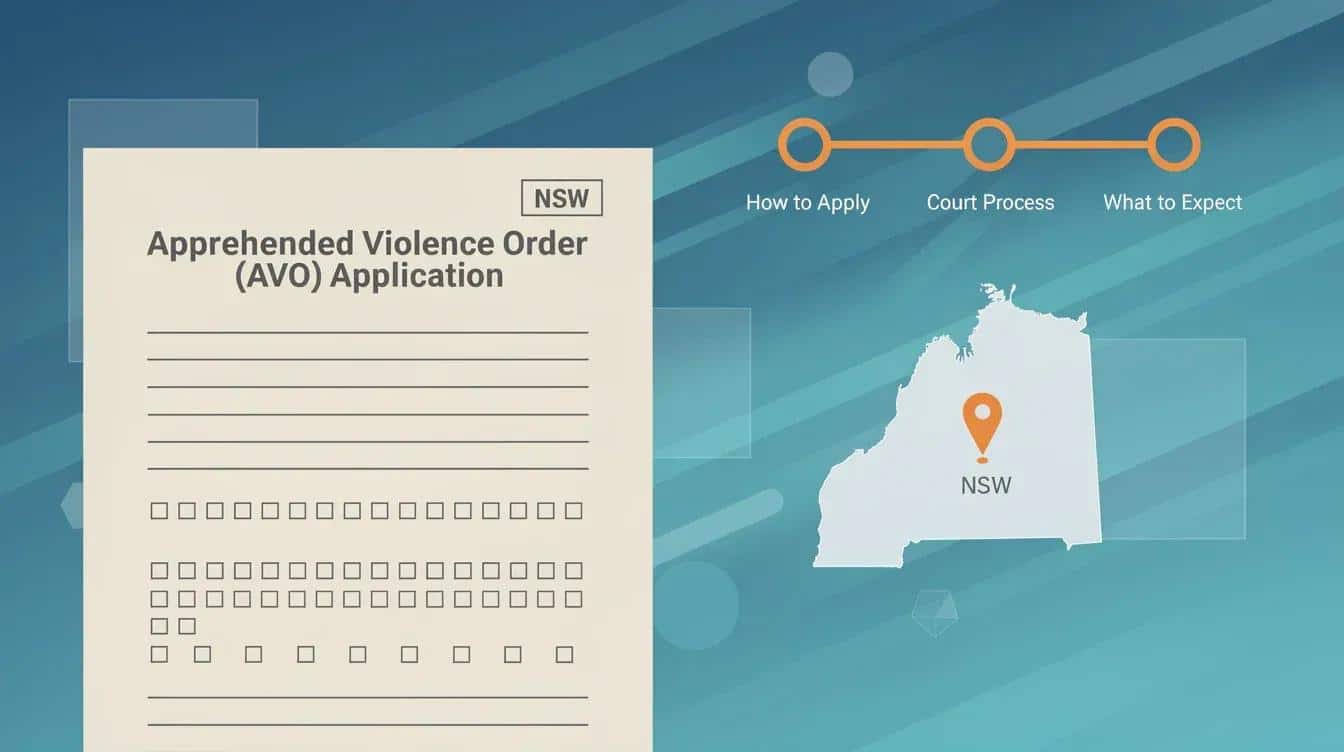 AVO Application NSW: How to Apply and What to Expect