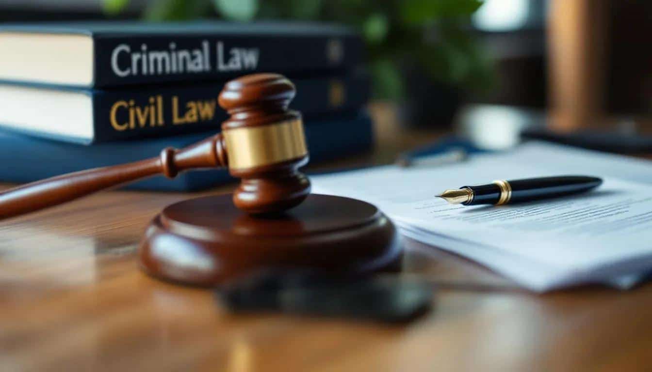 How to Distinguish Between Criminal and Civil Law