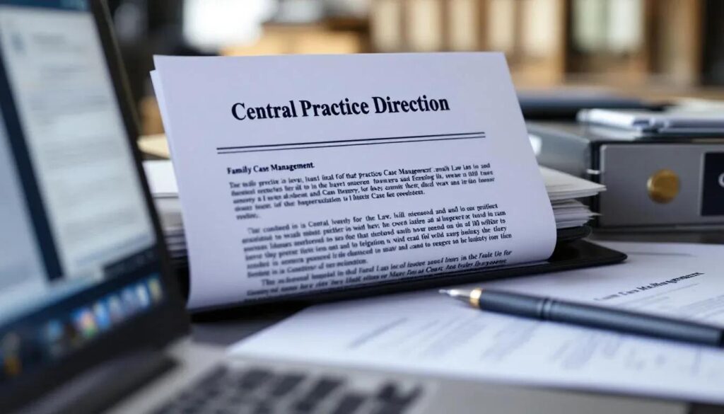 How to Navigate Central Practice Direction Family Law Case Management