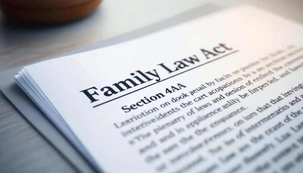 How to Navigate Section 4aa Family Law Act Requirements