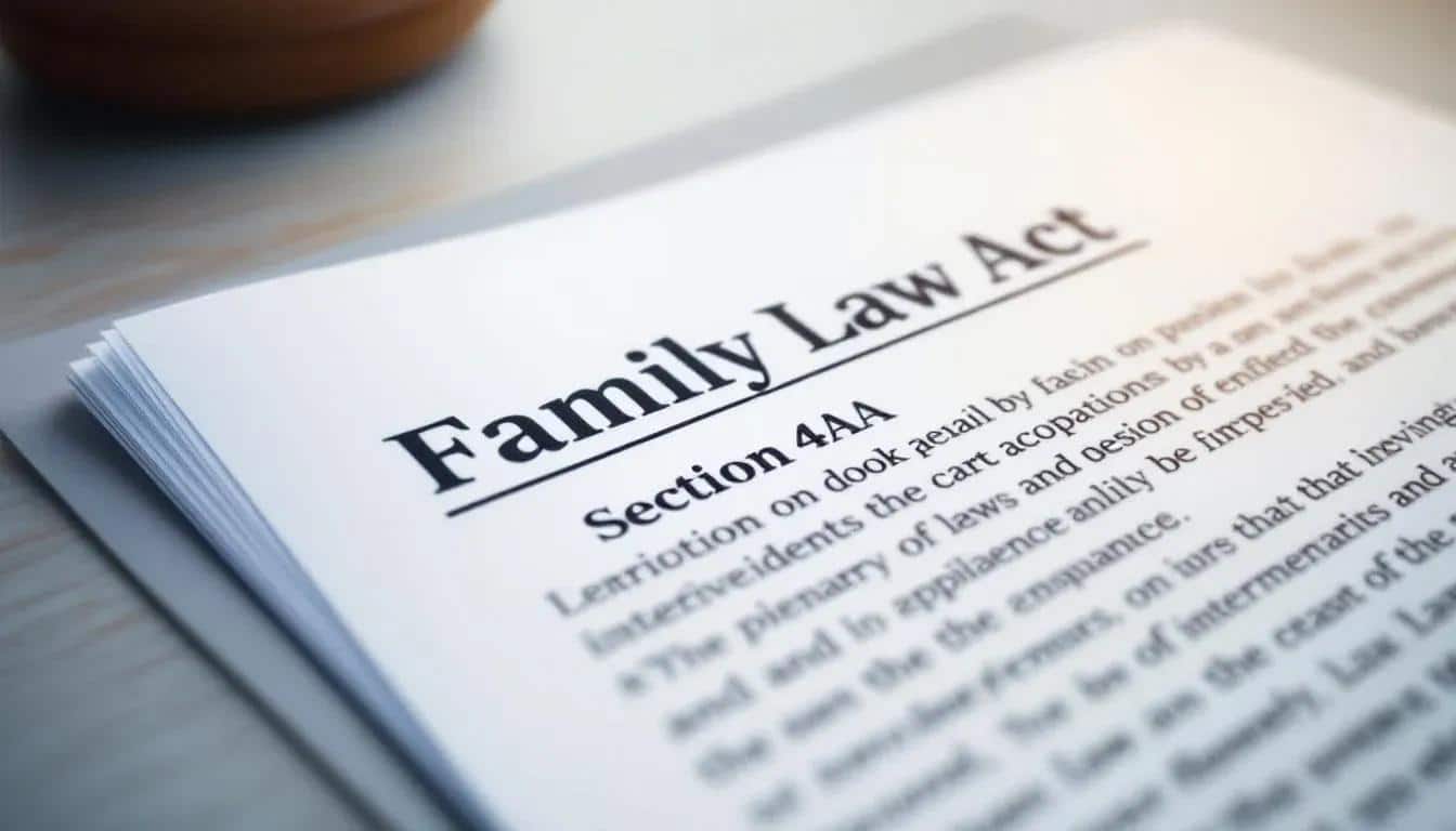 How to Navigate Section 4aa Family Law Act Requirements
