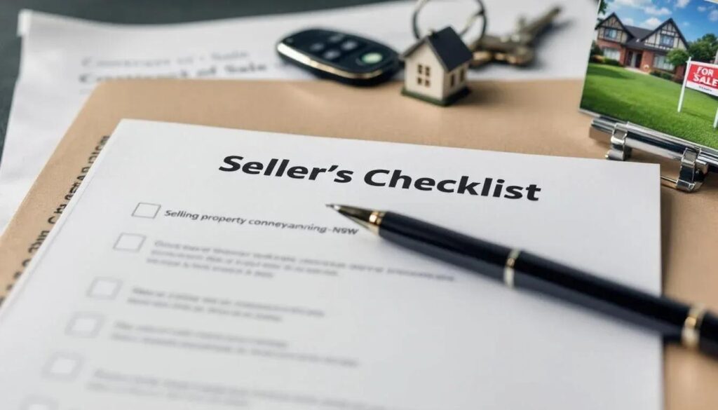 Selling Property Conveyancing NSW: A Seller's Checklist