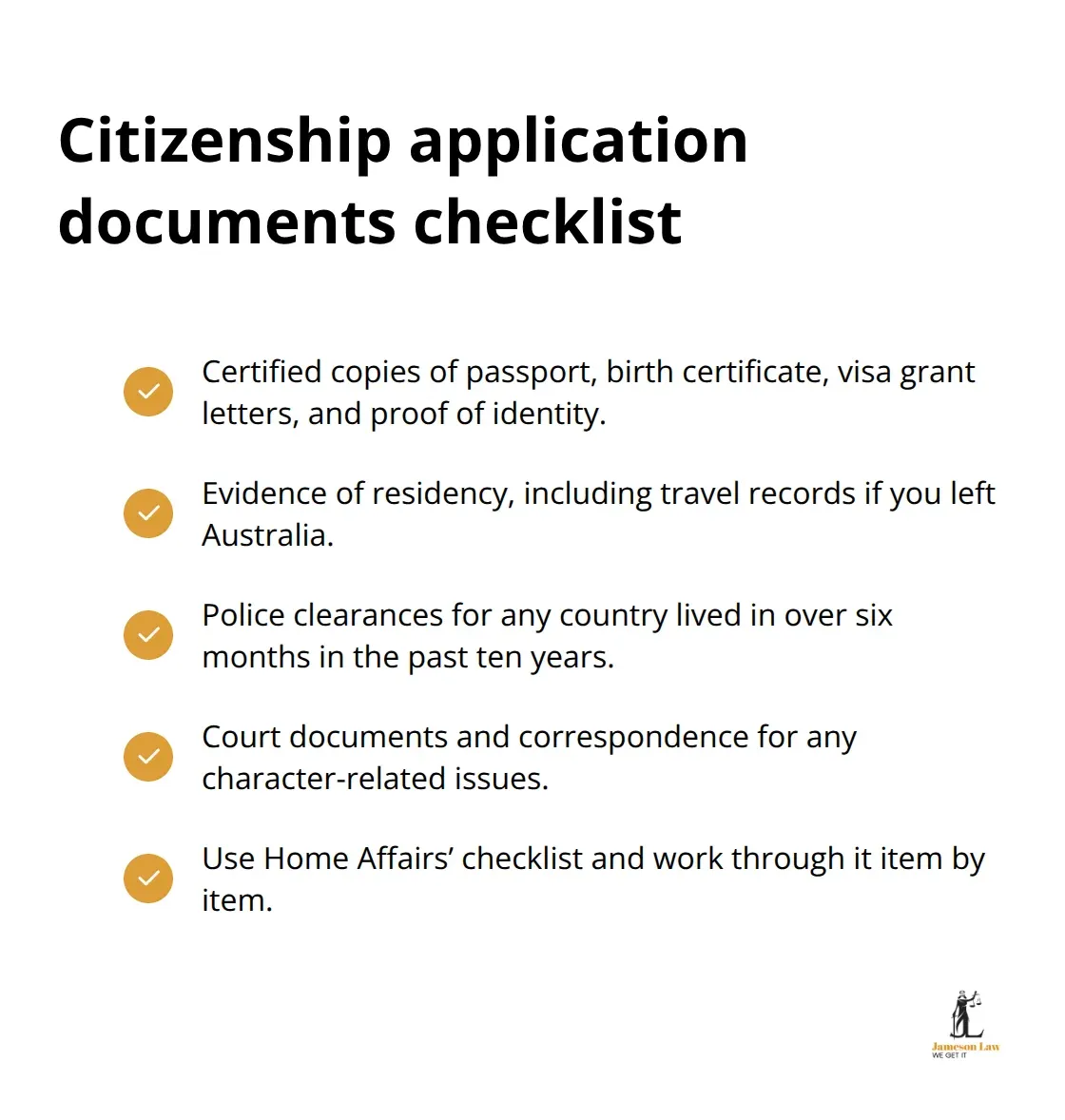 Essential documents to prepare for an Australian citizenship application - Australian citizenship eligibility