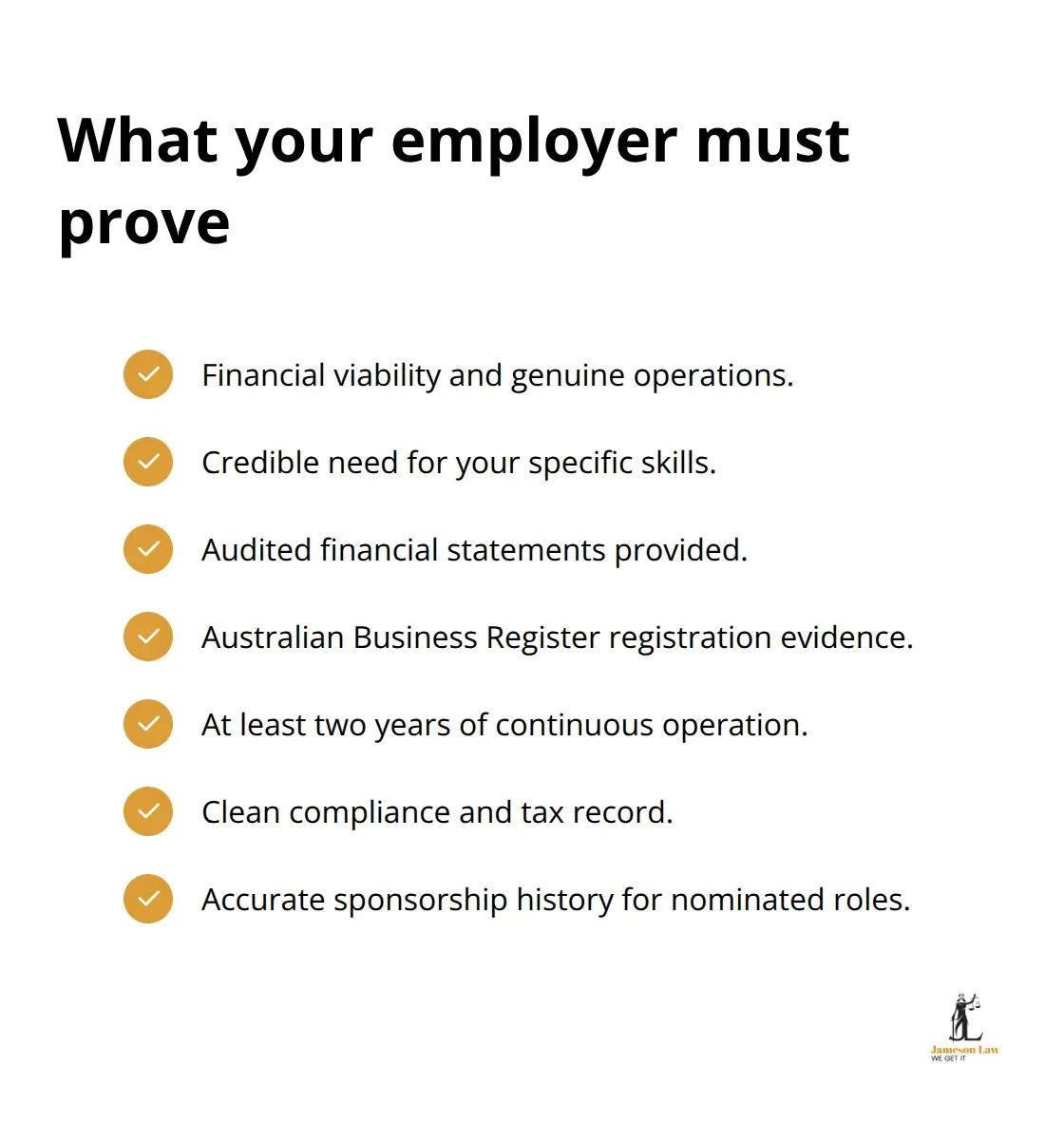 infographic Employer sponsorship visa Australia 2 1790831260 Checklist of employer sponsorship requirements for Australia employer-sponsored visas. - Employer sponsorship visa Australia
