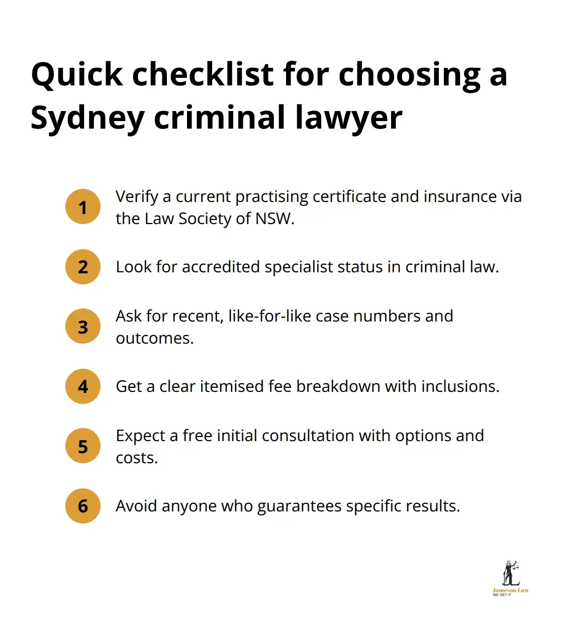 Compact checklist of must-do steps before you engage a lawyer