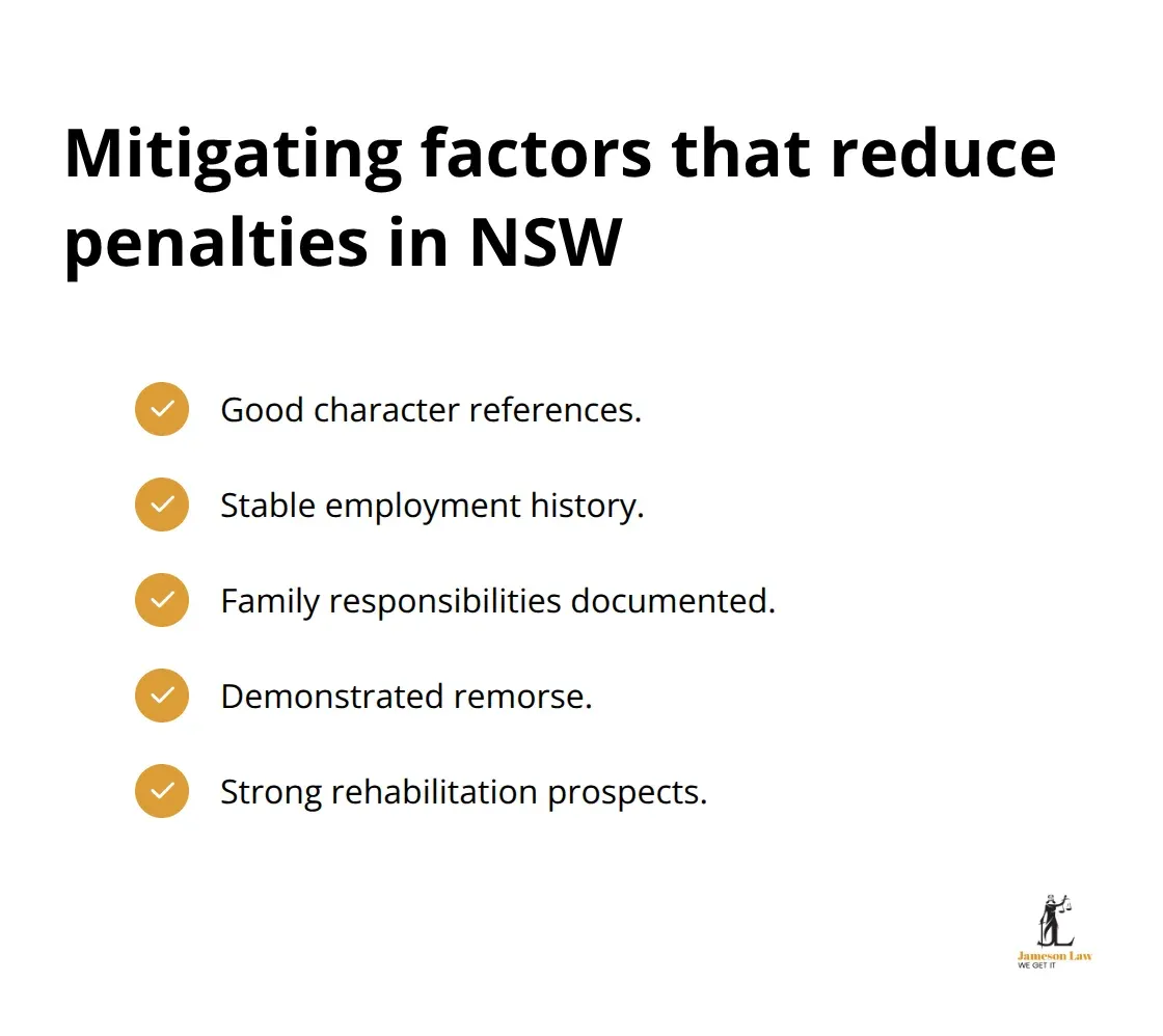 infographic Theft charges NSW 2 1786598229 Key mitigating factors that can lower penalties for shoplifting in NSW.