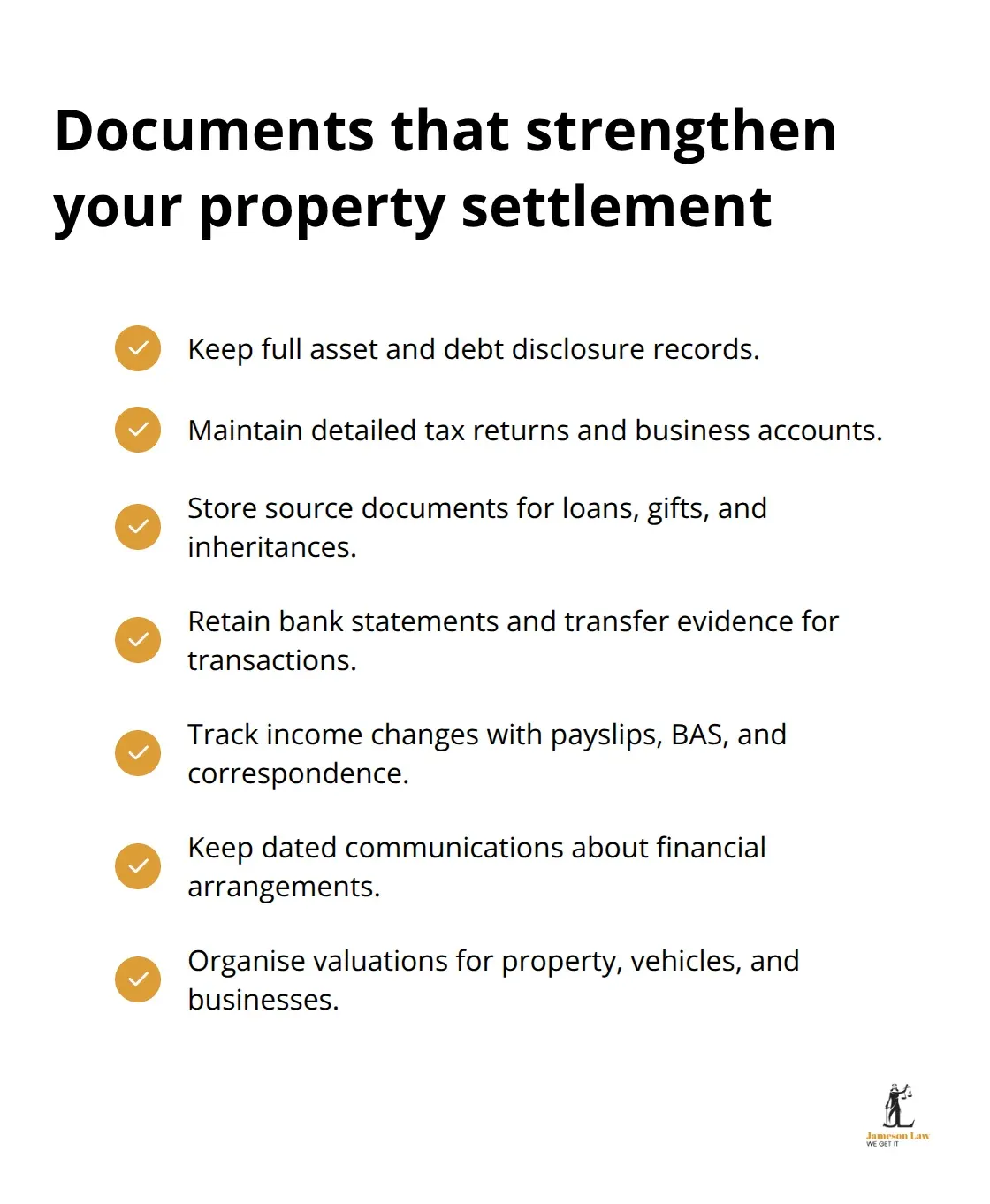 infographic family law for men 2 1766805200 Checklist of key records for Australian family law property matters - family law for men