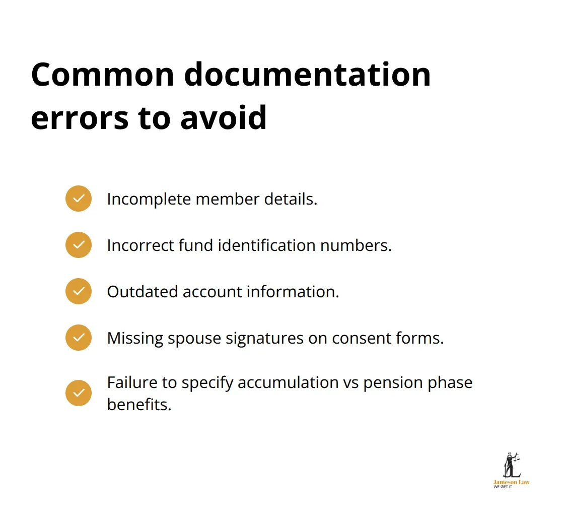 infographic family law superannuation regulations 3 1761016166 Checklist of frequent superannuation settlement documentation mistakes - family law superannuation regulations