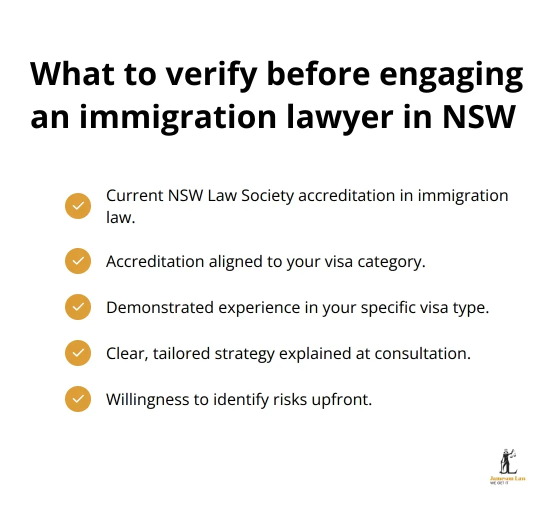 infographic immigration lawyer NSW 2 1779858684 Checklist of accreditation and experience factors to confirm with an immigration lawyer - immigration lawyer NSW