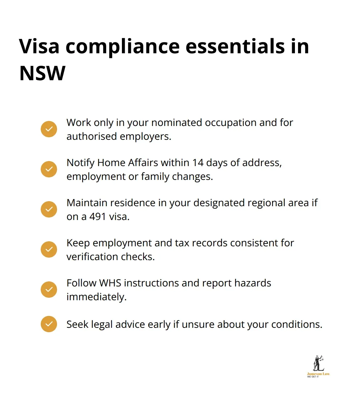 infographic immigration status NSW 2 1779253825 Checklist for visa compliance in NSW.