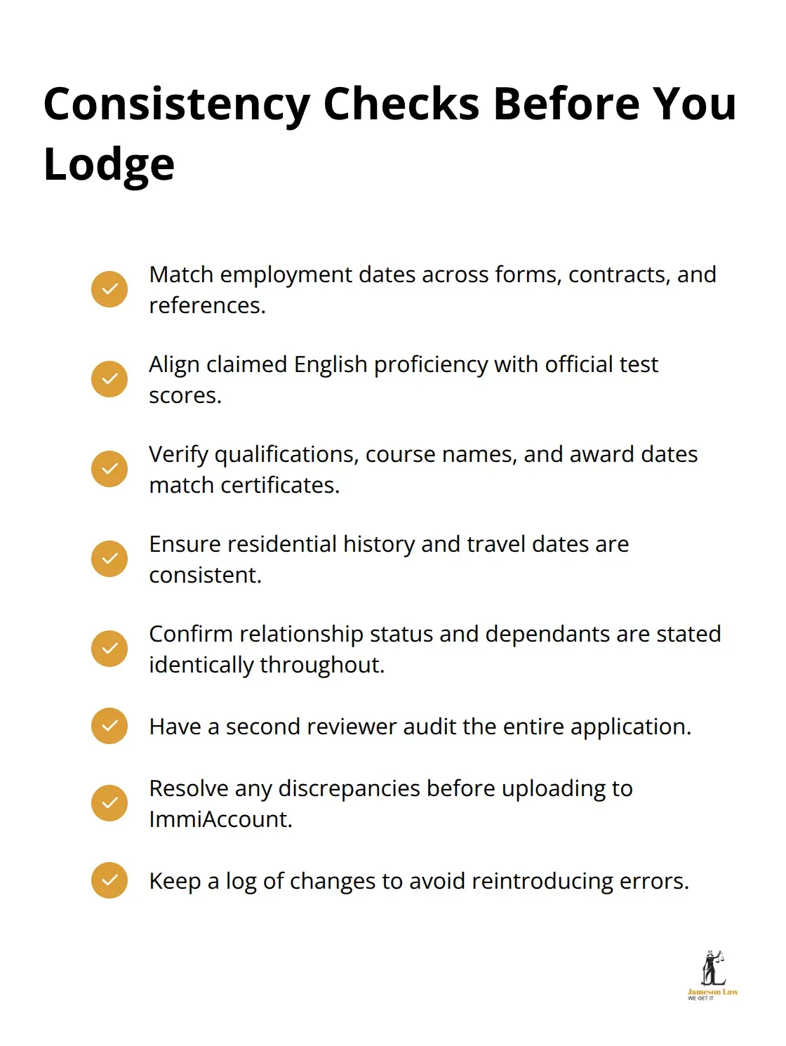 infographic immigration visa application NSW 3 1781413793 Checklist to prevent inconsistencies in Australian visa applications.