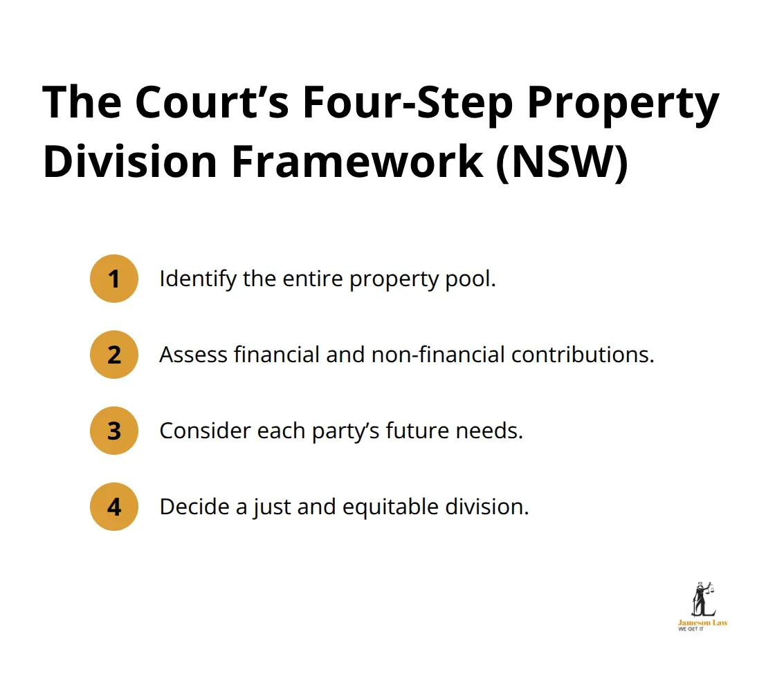 Four key steps the Court uses to divide property in NSW family law matters