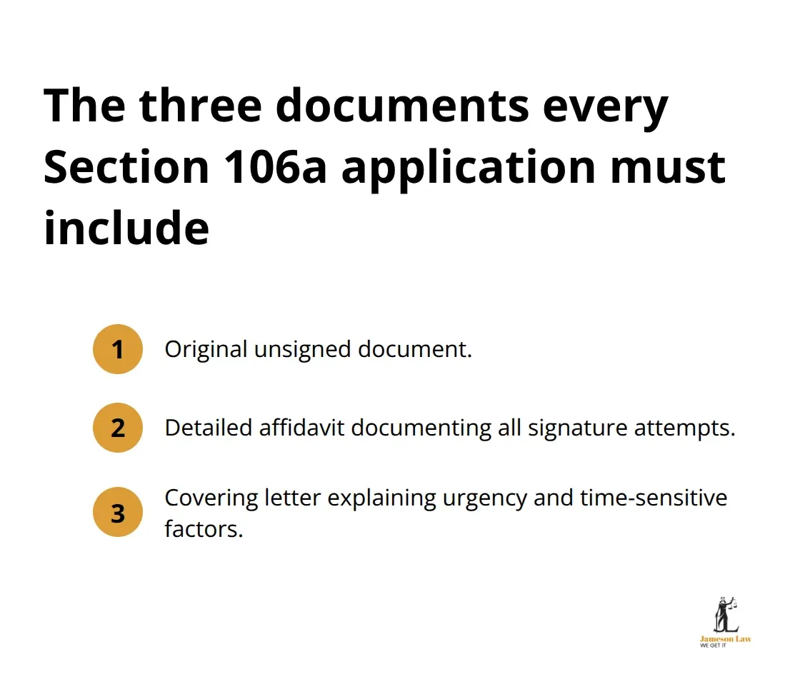 infographic section 106a family law act 2 1763954039 Compact checklist of the mandatory documents required for Section 106a applications - section 106a family law act