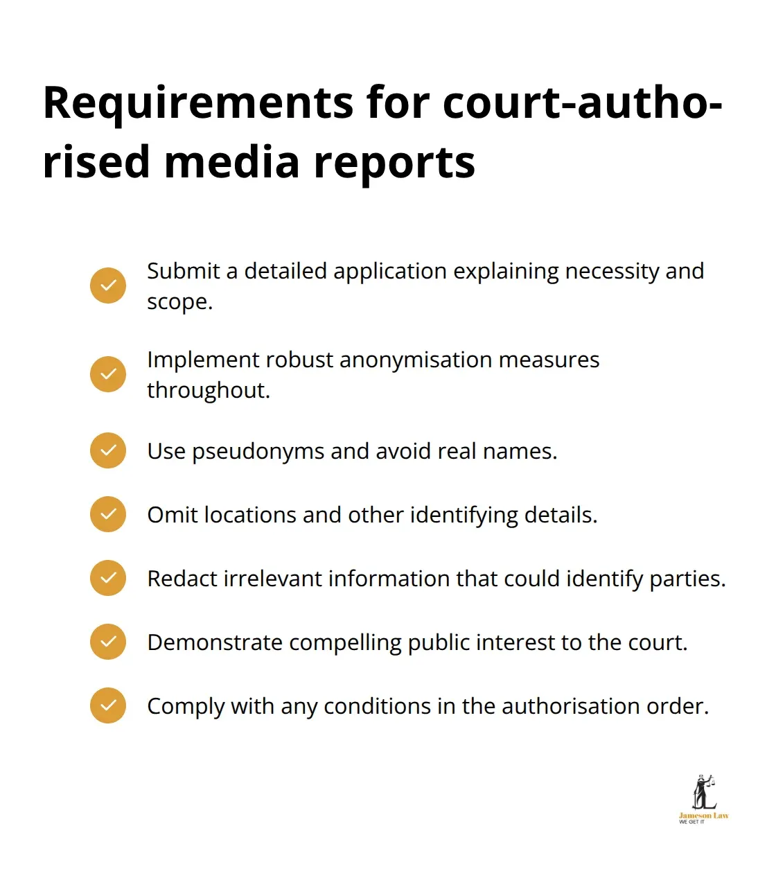 infographic section 121 family law act 3 1761534549 Checklist of conditions media must meet to publish family law material lawfully